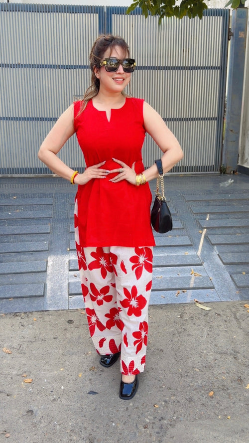 Farshi Salwar Suit Red - Buy 2 Get 200 OFF (Copy)